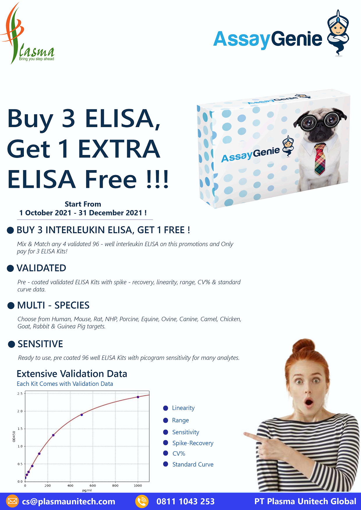 Buy 3 Elisa, Get 1 Free